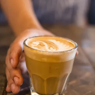 Try our traditional drinks such as our cortado