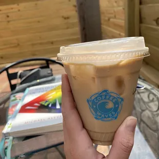 Iced Lavender Latte