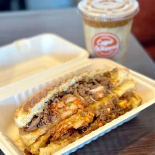 Bulgogi Kim Cheese Panini