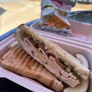 Spicy Bok Bok Chicken Panini