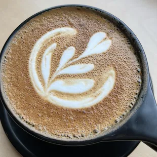 Cryo cappuccino with freeze dried milk