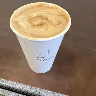 Carmel latte
