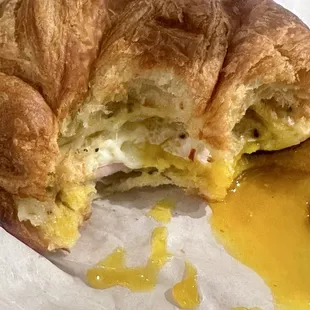 Ham and Egg Croissant