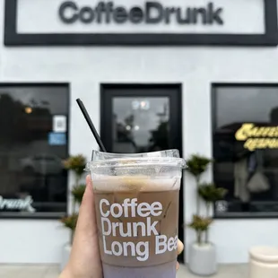 Blueberry Brown Sugar Iced Latte