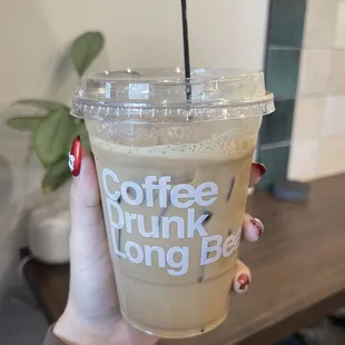 Iced Butterscotch Latte