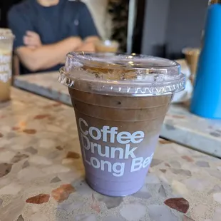 Seasonal Blueberry Brown Sugar Latte