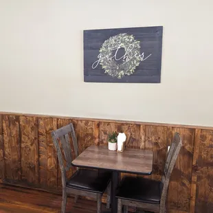 Open Seating Area with Outlets and USB Ports