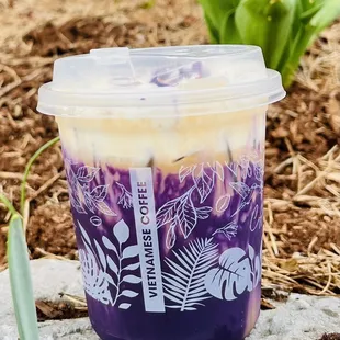 Coffeeholic Dream with Ube Drizzle