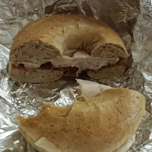 Douglass breakfast sandwich