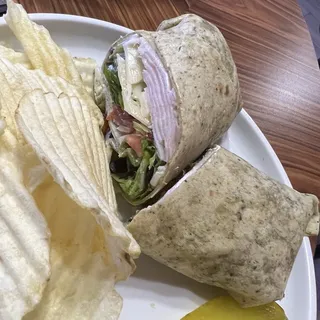 Turkey Club with Chips