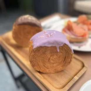 Ube supreme croissant