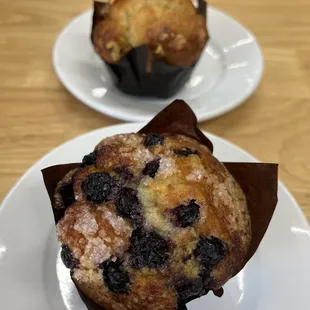 Blueberry &amp; banana nut muffins