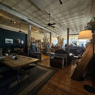 Taken from back seating area to front bar.