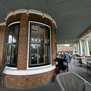 Outside wrap around porch.