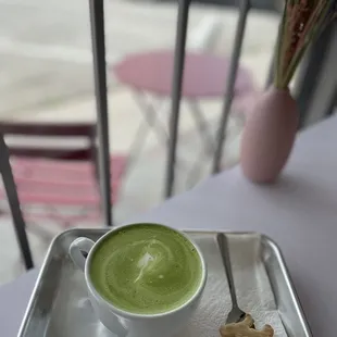 Macha latte