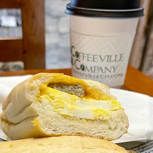 Sausage, Egg &amp; Cheese Breakfast Sandwich