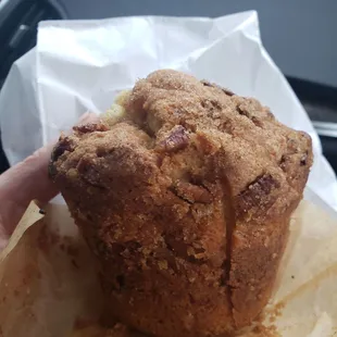 Coffee cake muffin