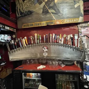 Beers on tap