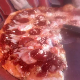 18 inch cheese with pepperoni