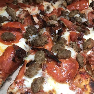 pizza, food