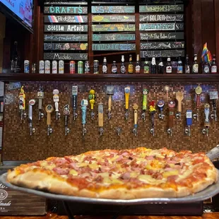 a full view of the bar