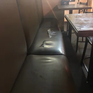Torn and ripped seats