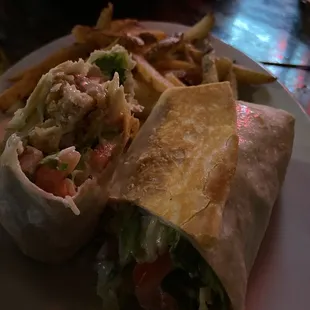 Crispy Caesar Wrap
