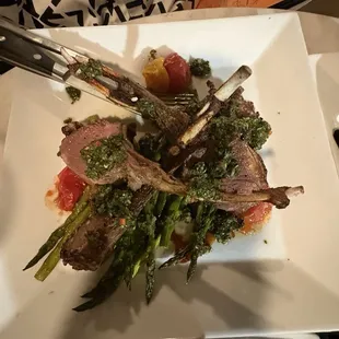 Rack of lamb