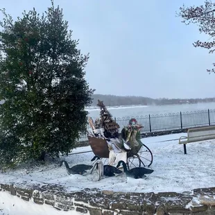 View across the street from Cohearts on a cold winter day!