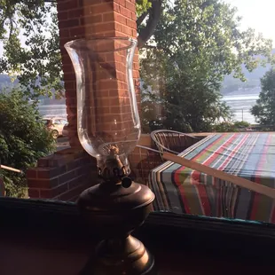 Beautiful view. It's like eating with family - the side of the family you like