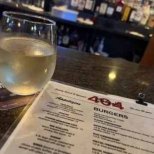 BIG A glass of wine!!