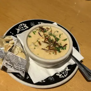 Cup of seafood bisque