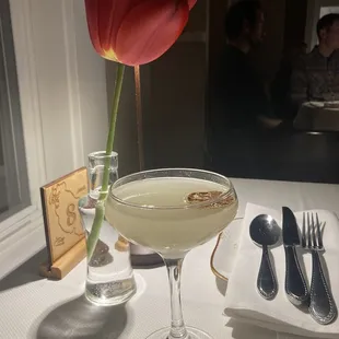 Custom-ordered drink with ginger and Japanese whisky