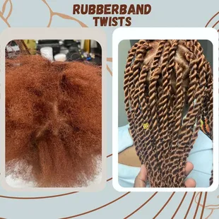SERVICE: RUBBERBAND TWISTS