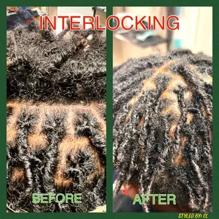 Loc Interlocking is a great way to maintain your locs for a longer time. 
https://www.coifdtresses.com/service-page/loc-