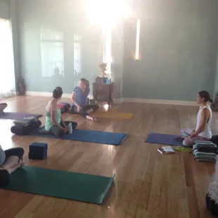 Basking in the evening light of the Lunar Room