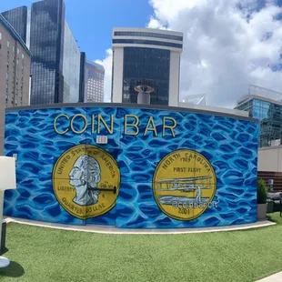 Coin Bar Mural