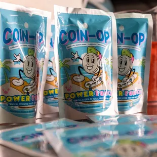 three bags of coin - op