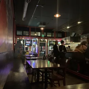 the interior of a restaurant