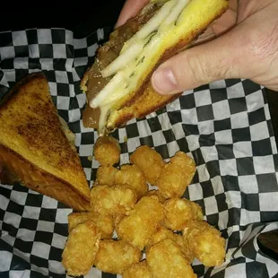 A number of great Grilled Cheeses to choose.