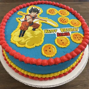 Custom cake with edible photo / image printed.