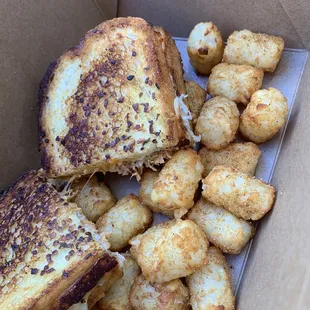 The Demon Chicken and Tater Tots.