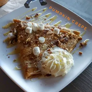 Pumpkin Crepe