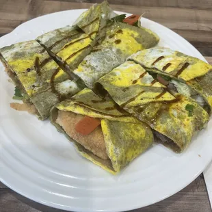 Omelette Pancake Wrap