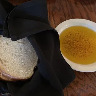 Bread and dipping oil