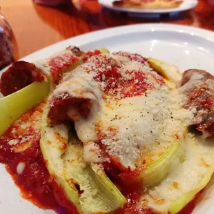 Stuffed Banana Peppers with Italian Sausage