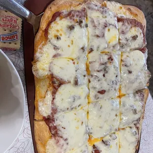 Italian sausage and pepperoni