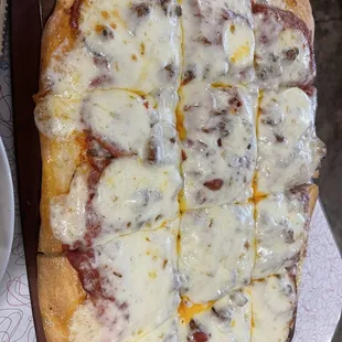 Italian sausage and pepperoni