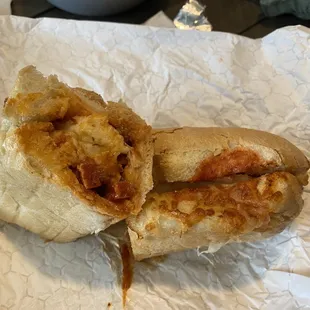 Pepperoni roll with peppers and cheese