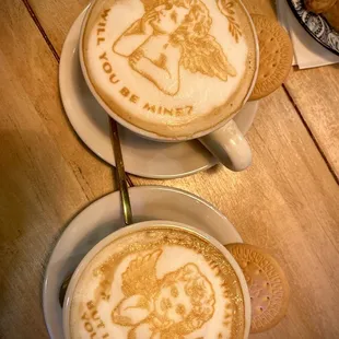 cupid lattes ( lavender latte)